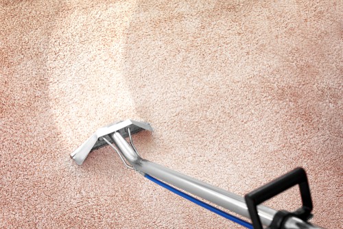 Steam carpet cleaning
