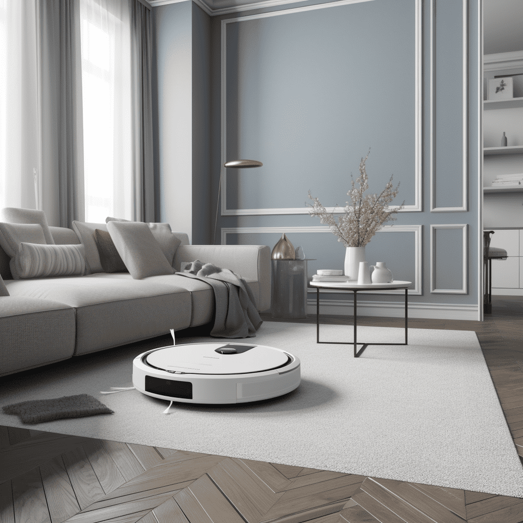 Robot Vacuum Cleaners Clean Carpet