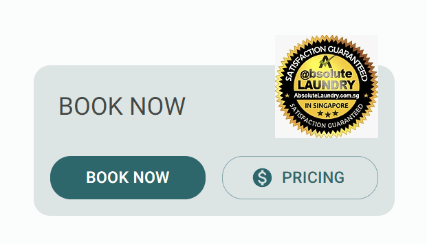 Book your laundry dry cleaning now!